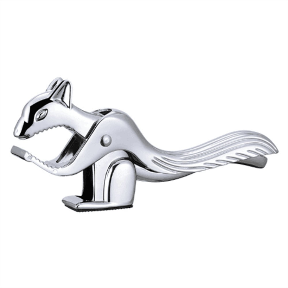 Deluxe Metal Squirrel Shaped Nutcracker