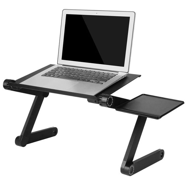 Adjustable Lap Laptop Desk With Storage Area Portable Cushion