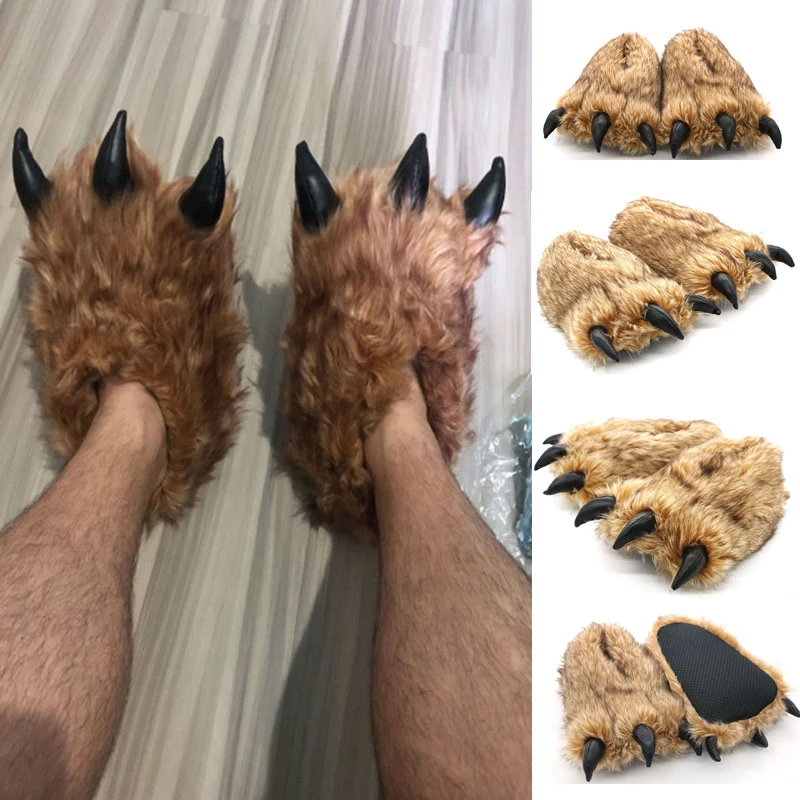 Bear Plush Slippers (unisex) – RadWish