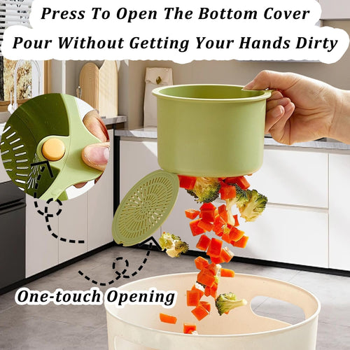 One-Touch Press Drain Basket