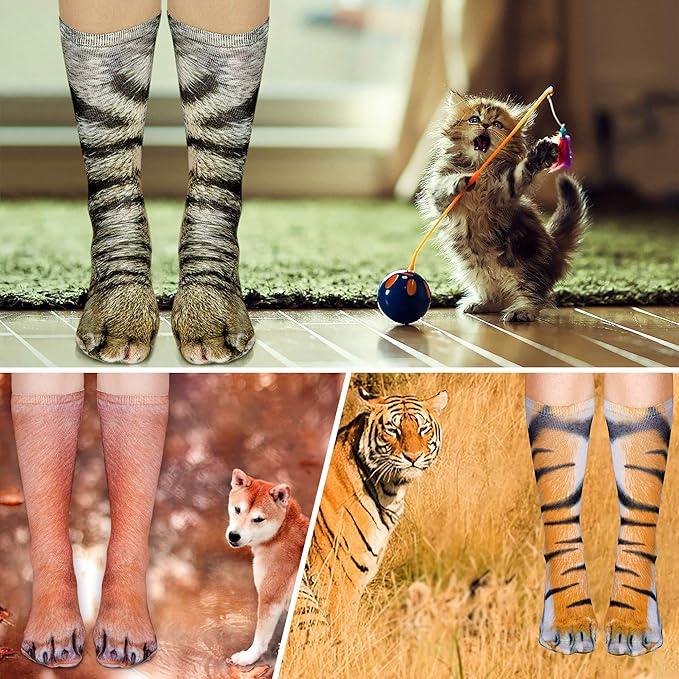 Realistic Animal Feet Socks ( Unisex)