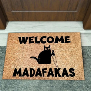 Cat-titude Greeting Mat