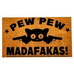 Cat-titude Greeting Mat