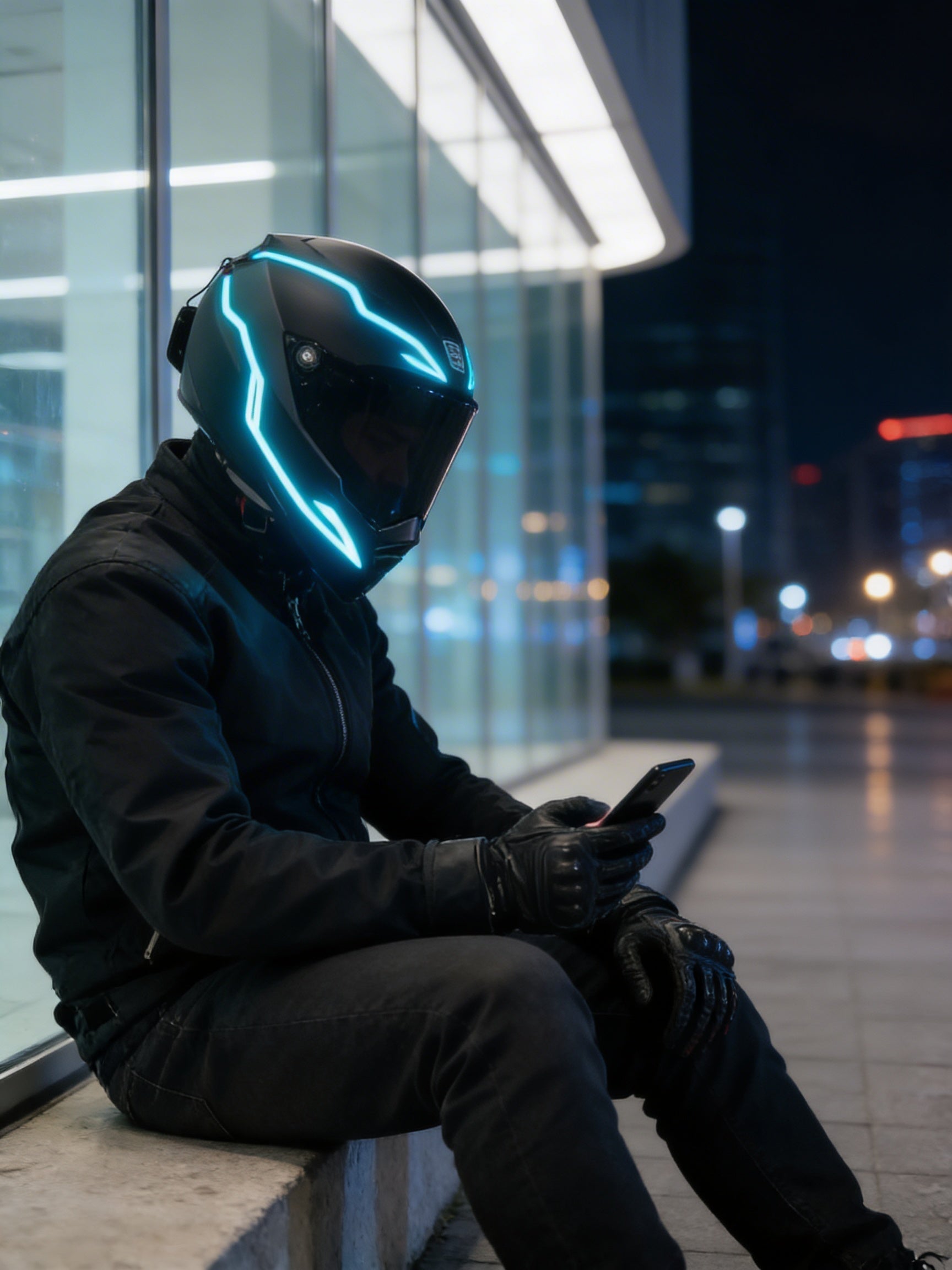 Lightrider™- Tron Inspired Helmet LED kit