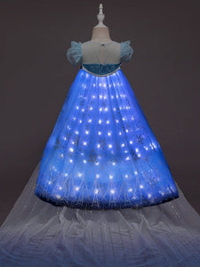 Light Up Snow Princess Costume