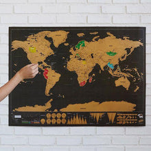 scratch mask scratch off mask world map
