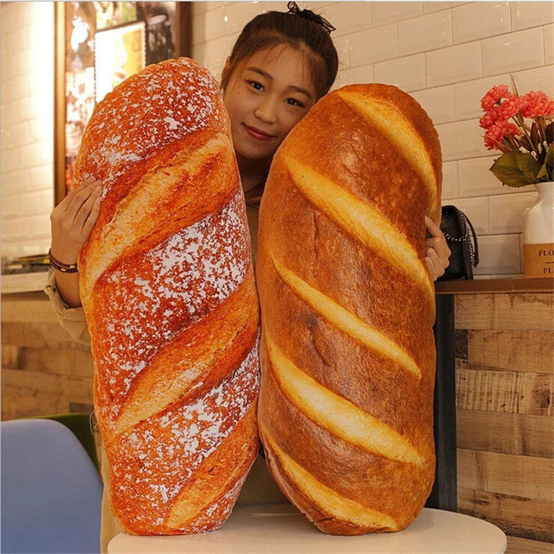 Baguette Bread Cushion, Baguette Pillow Bread