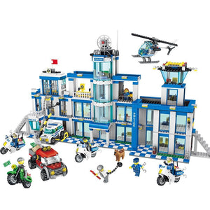 Building Blocks Lego Sets with 4 Different Epic Lego Police Sets 
