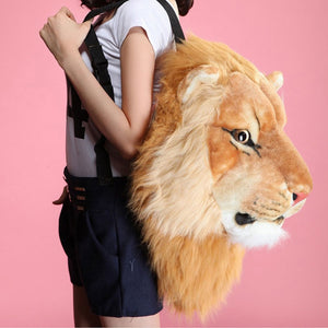Super Unique 3D Lion Backpack with Realistic Design