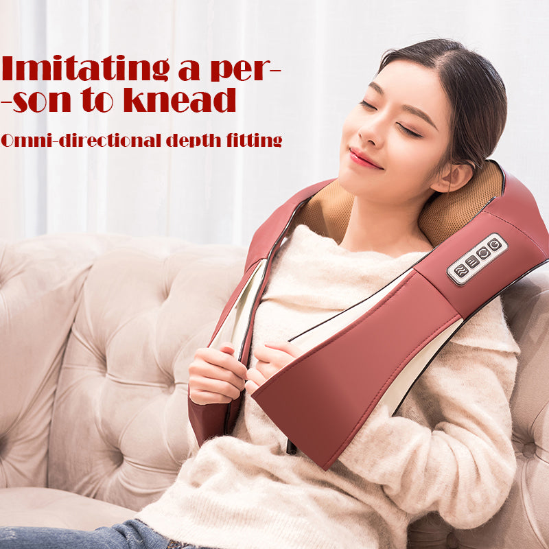 Link Seat Massager, Vibrating Back Massager for Car, Kneading and vibration  Massage to Relieve Stress and Fatigue for Back, Shoulder, and Thighs