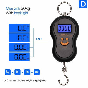 Electronic weight hook
