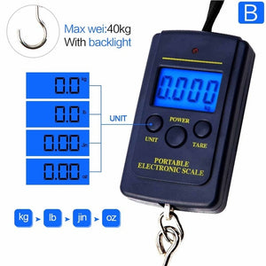 Electronic weight hook