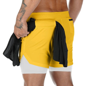 2 in 1 Sports Best Athletic Shorts / Gym Shorts