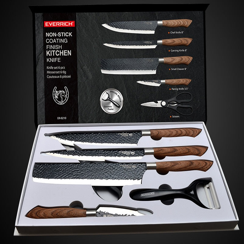 Forged Stainless Steel Kitchen Knife Set – RadWish