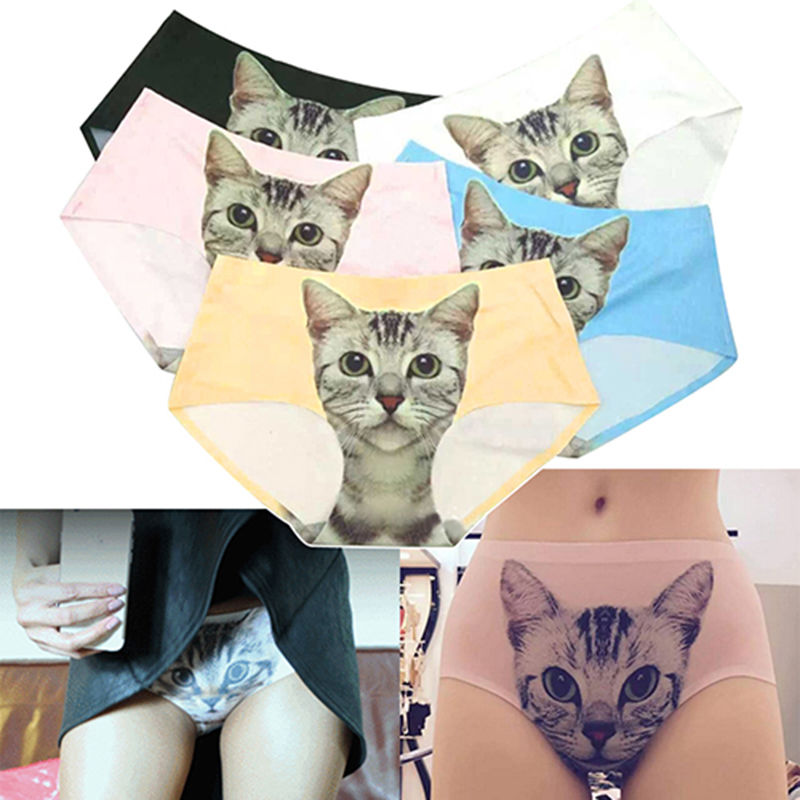 Womens 3d Print Cats Underwear – RadWish