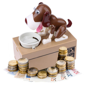 Moving Dog Coin Bank