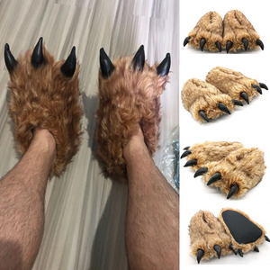 Bear Paw Plush Slipper