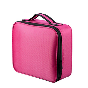 Makeup Cosmetic Bag w/ Portable Case For Travel & Home